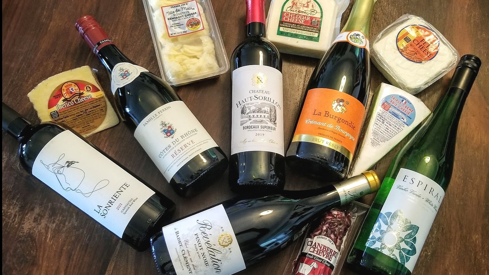 6 Best Trader Joe's Wine And Cheese Pairings