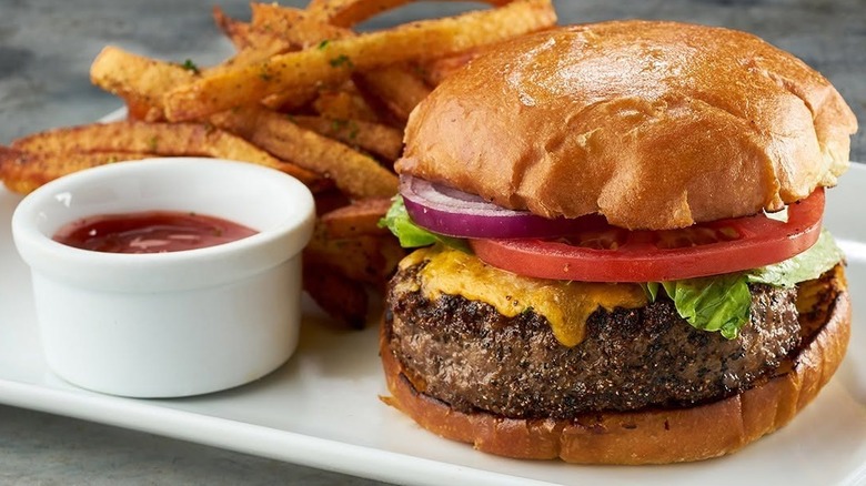 Product image of the 10 oz Prime Cheeseburger from Ruth's Chris Steak House