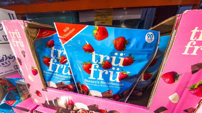 Costco Tru Fru in the freezer