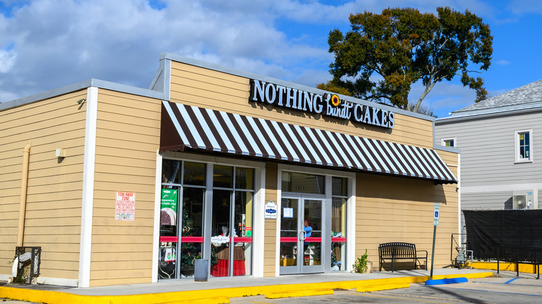 Exterior view of Nothing Bundt Cakes store