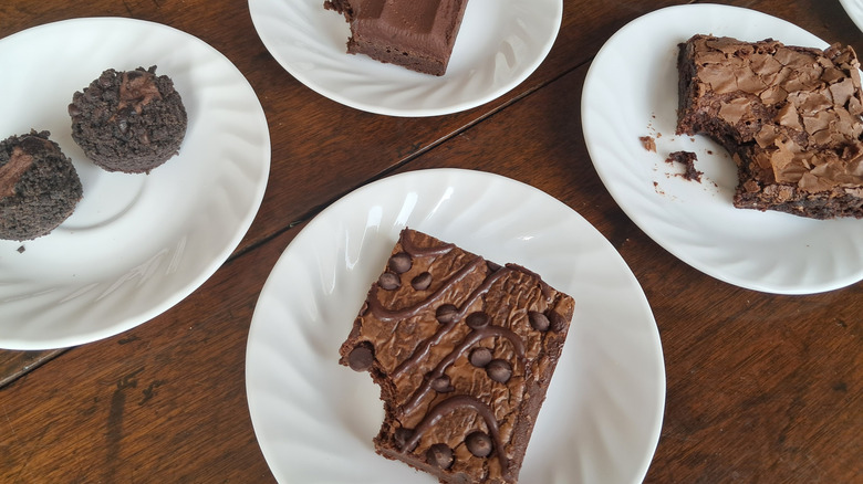 brownies with bites out