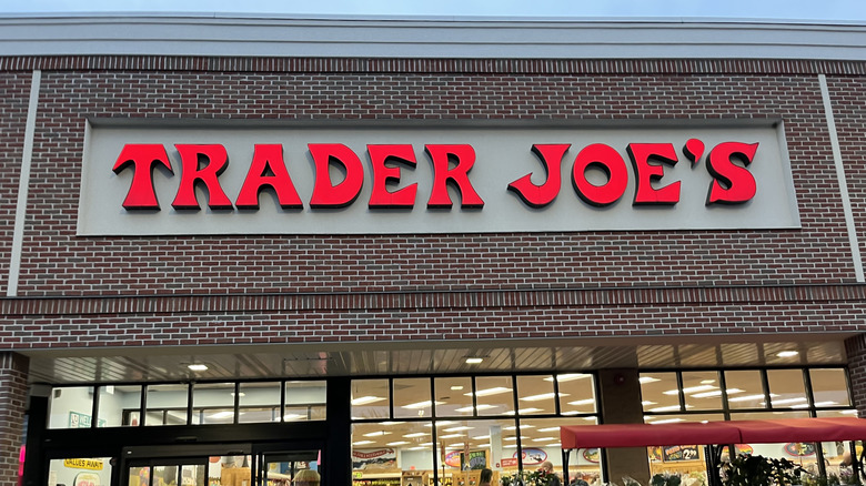 Trader Joe's store with large red sign