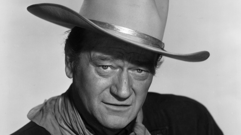 John Wayne wearing a hat