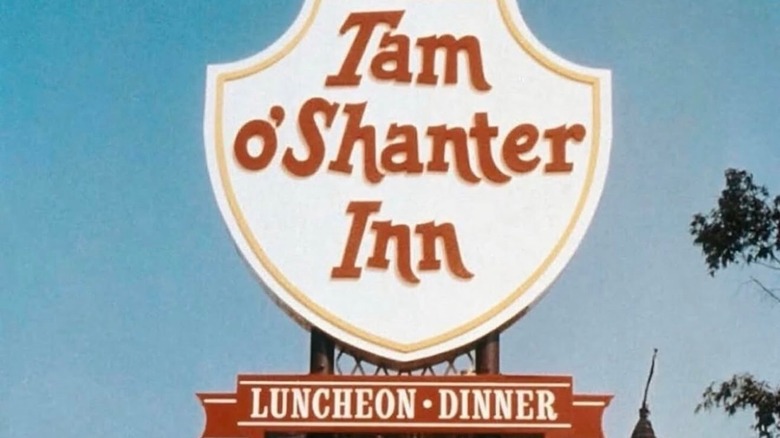 Vintage image of exterior sign for Tam O'Shanter Inn