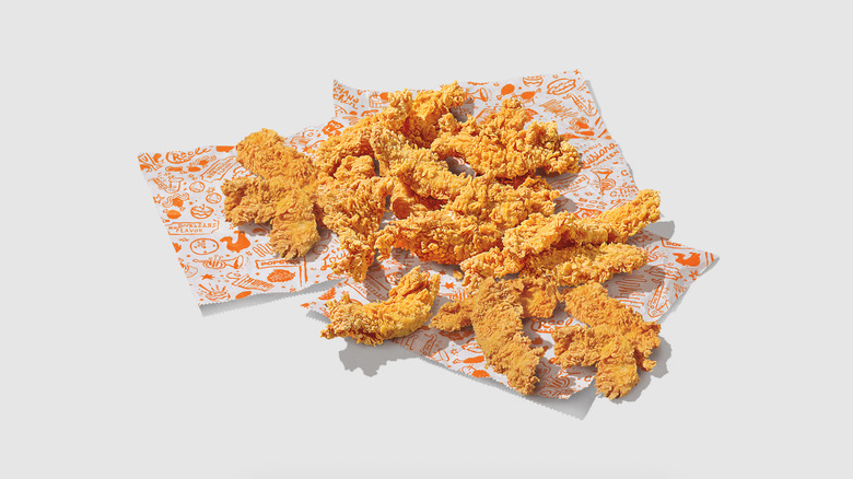 A product image of chicken tenders from Popeyes