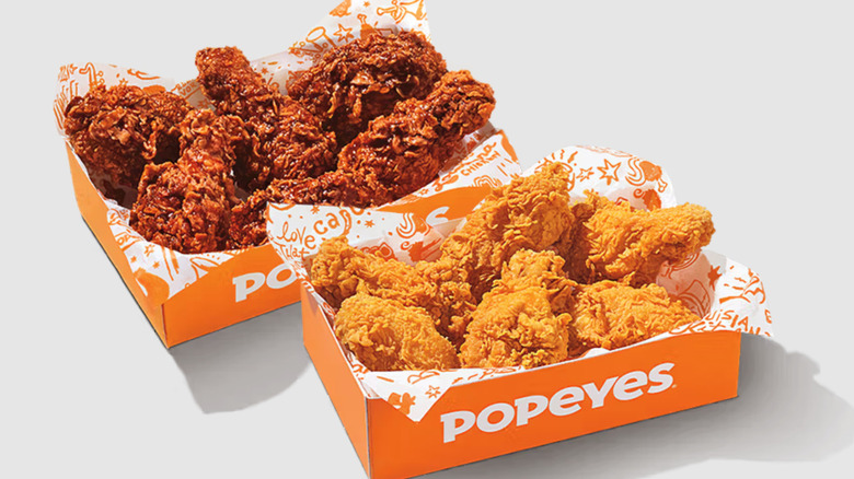 A product image of the wings from Popeyes