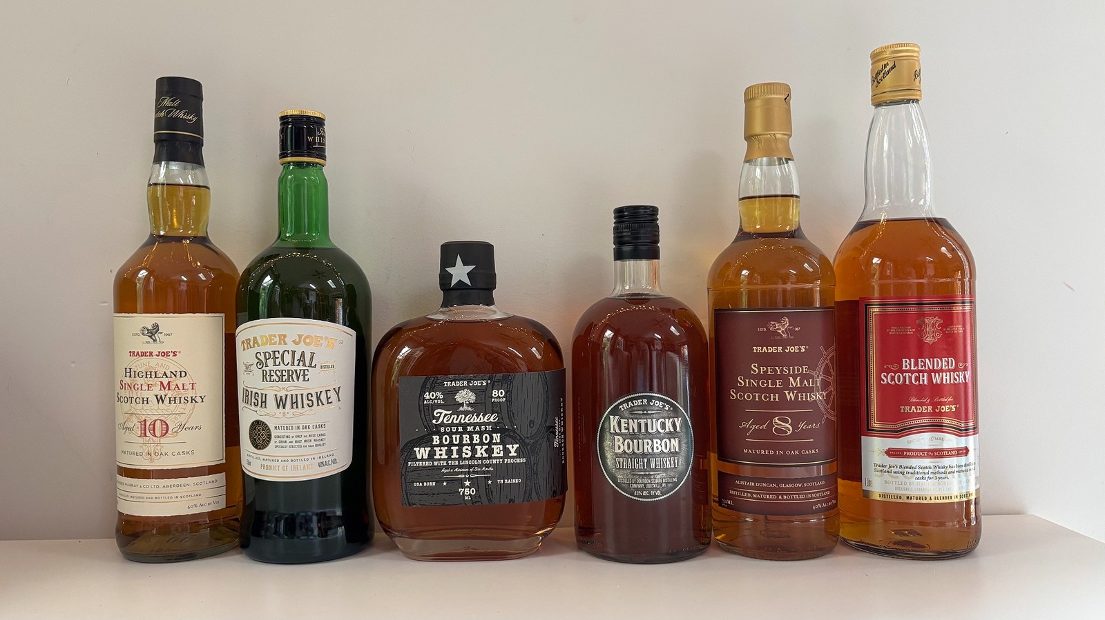 6 Popular Trader Joe's Whiskeys, Ranked