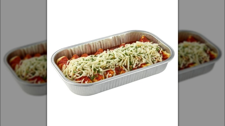 Sam's Club Cheese Manicotti in foil tray