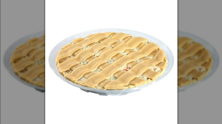 Sam's Club Chicken Pot Pie in plastic tray