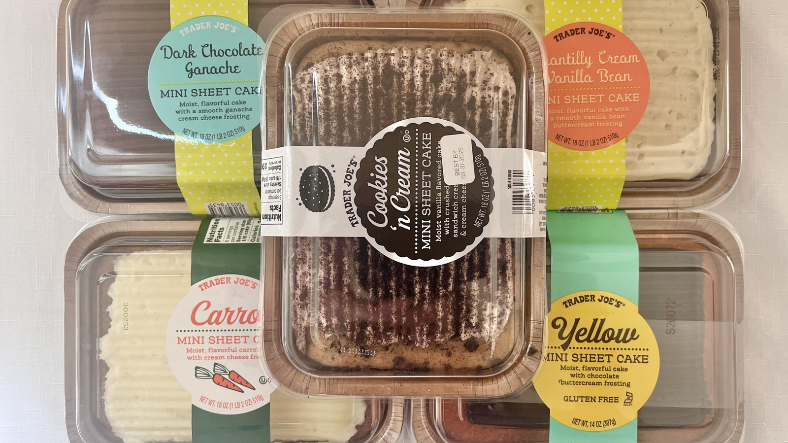 6 Trader Joe's Mini Sheet Cakes, Ranked