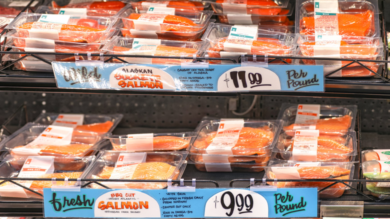 Salmon on sale at Trader Joe's