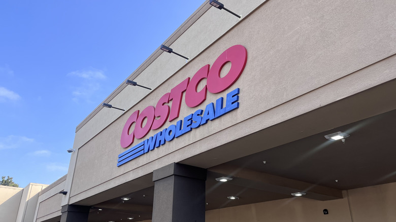 Costco Wholesale sign on building