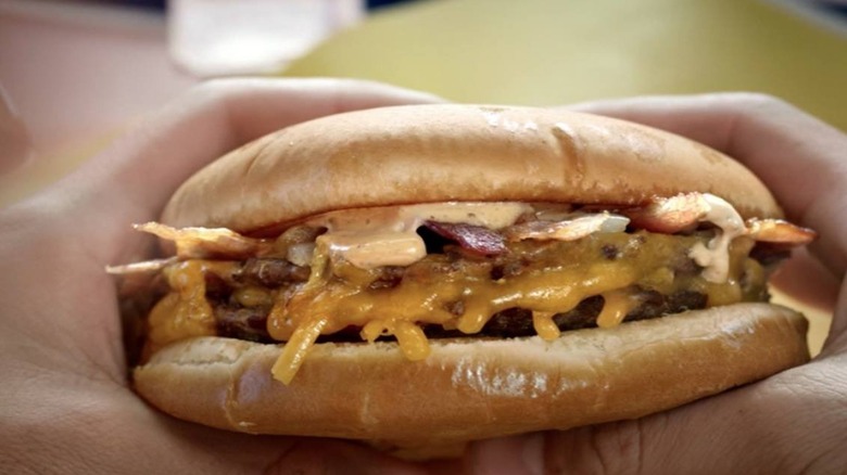 Chop house cheddar burger