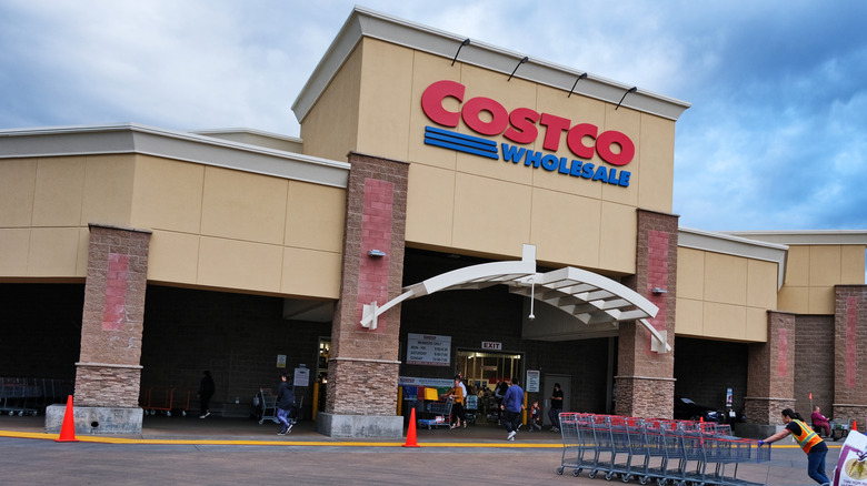 The image from a parking lot of Costco wholesale storefront in Citrus Heights