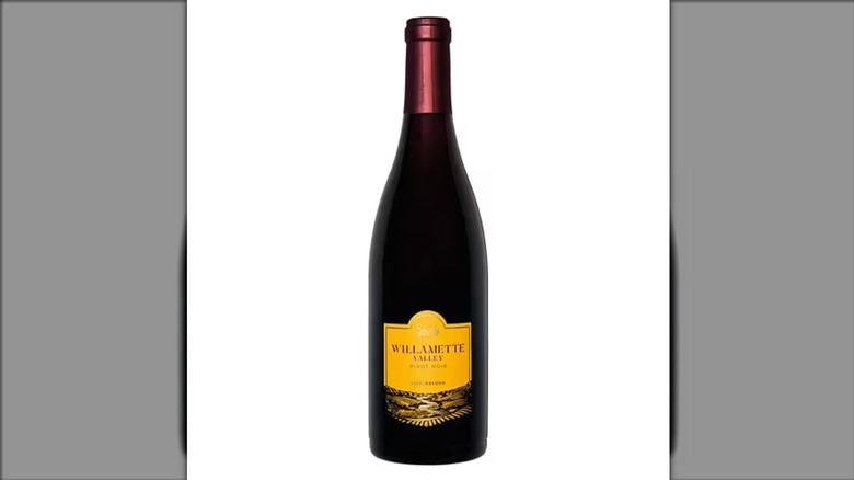 Aldi Specially Selected Willamette Valley Pinot Noir on white background