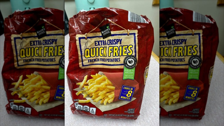 A bag of Season's Choice Extra Crispy Restaurant Fries