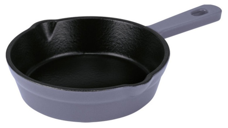 Blue Cast Iron Mini Frypan from Aldi