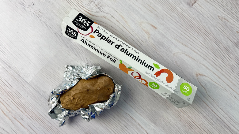 365 foil and baked potato