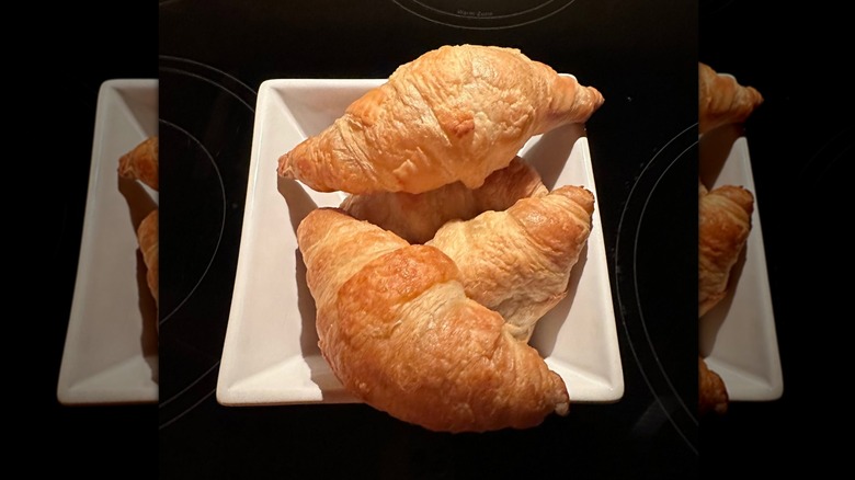 Trader Joe's Mini Croissants in small white bowl