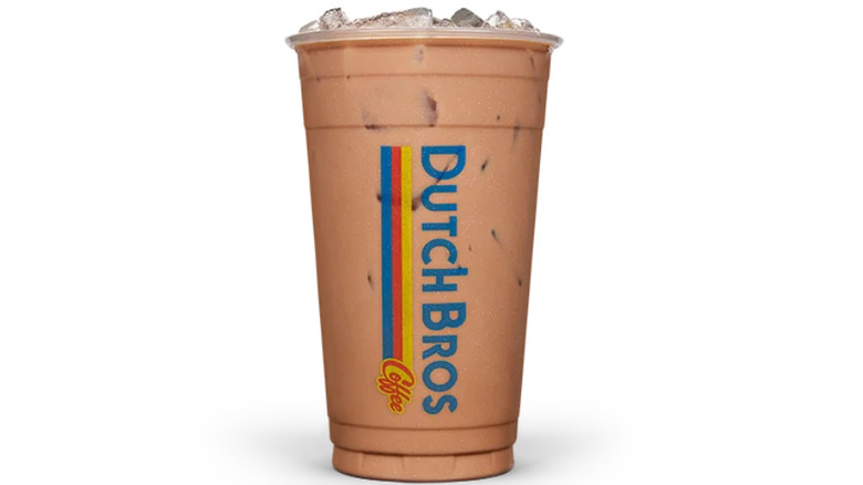 Plastic cup filled to the brim with iced Caramelizer