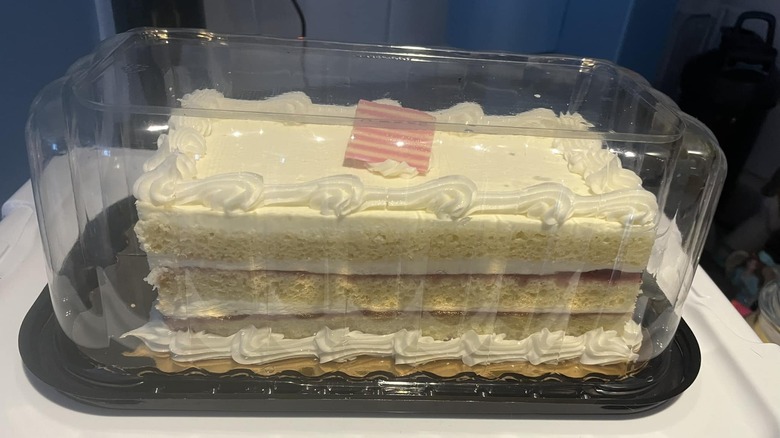 Vanille cake from Roche Bros. bakery