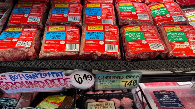 Ground beef at Trader Joe's