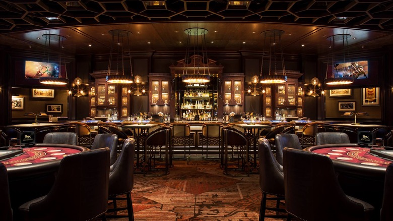 Bar and tables at Whiskey Down