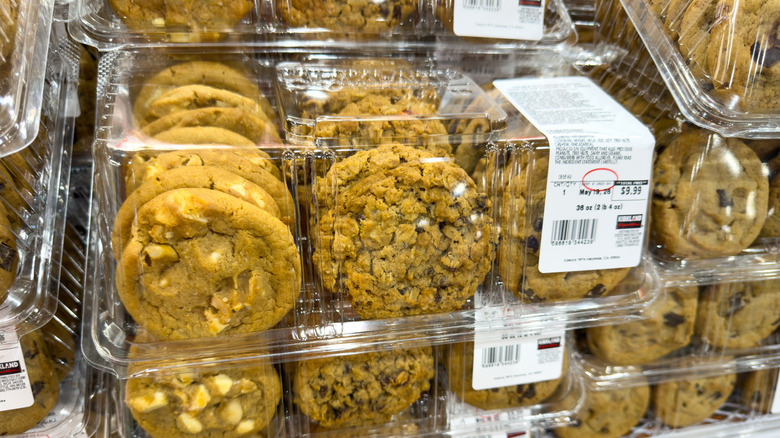 Variety pack of cookies from Costco at store