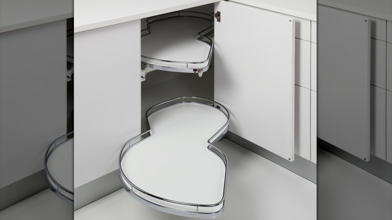 corner kitchen cabinet with pullout