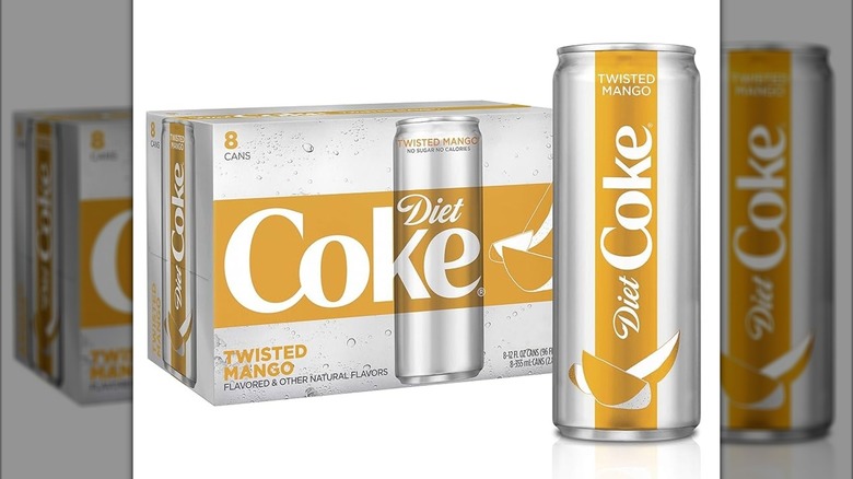 Mirrored image of Diet Coke Twisted Mango