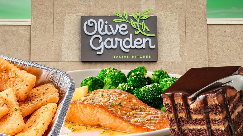 Olive Garden and dishes