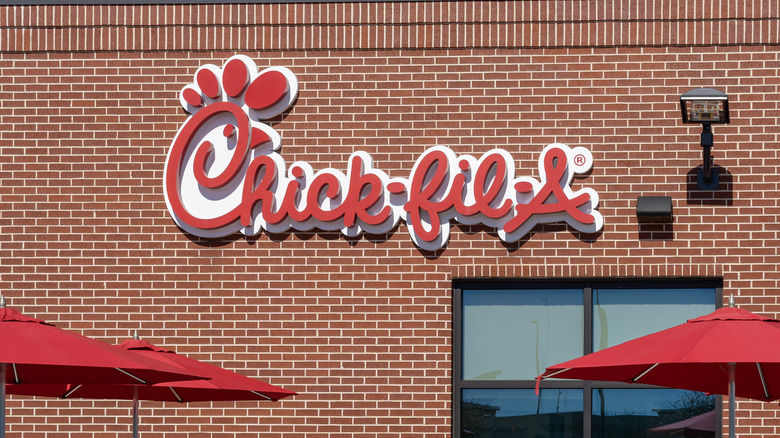 A Chick-Fil-A sign