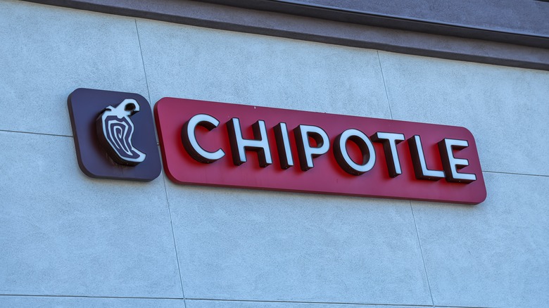 A Chipotle sign