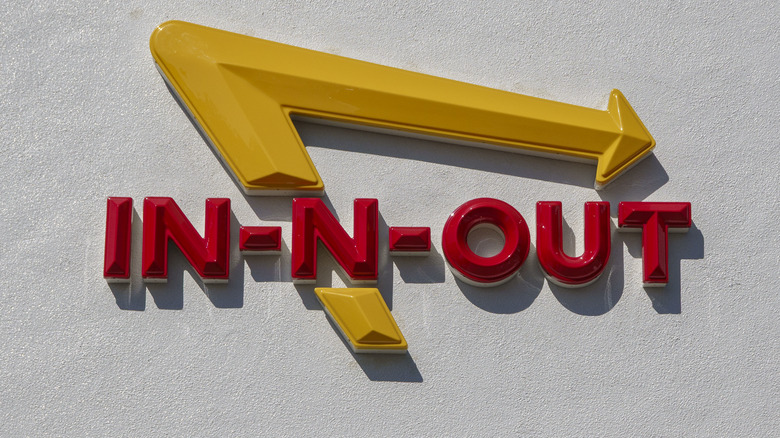 An In-N-Out sign