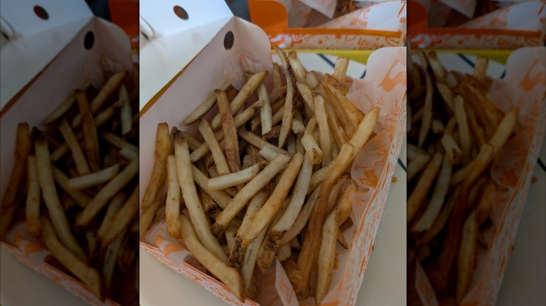 Unseasoned fries from Popeyes