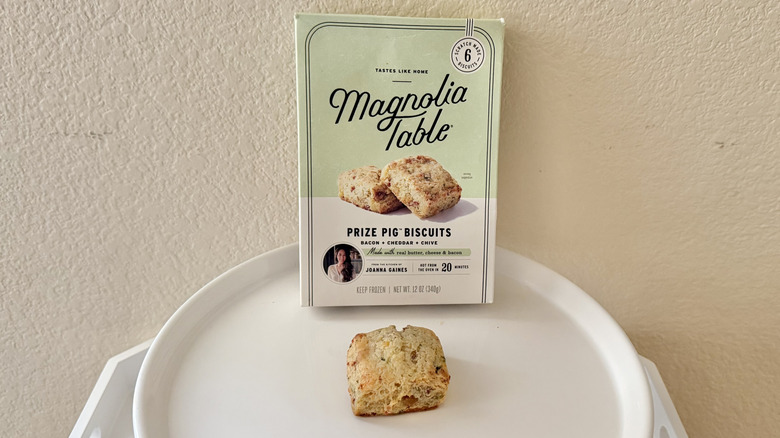 Magnolia Table Prize Pig Biscuit on a tray