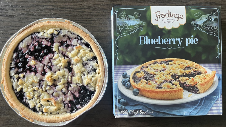 IKEA blueberry crumble pie.