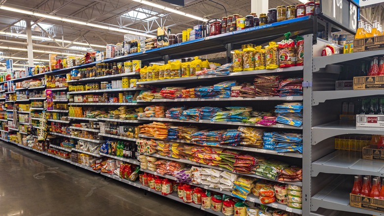 Mexican section at a grocery store