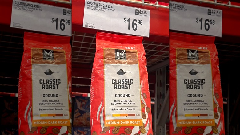 Member's Mark ground coffee in 40-ounce red bag