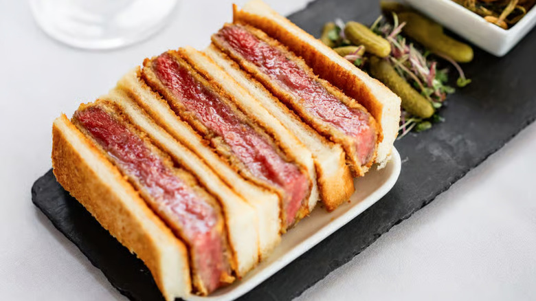 A5 wagyu katsu sando product shot