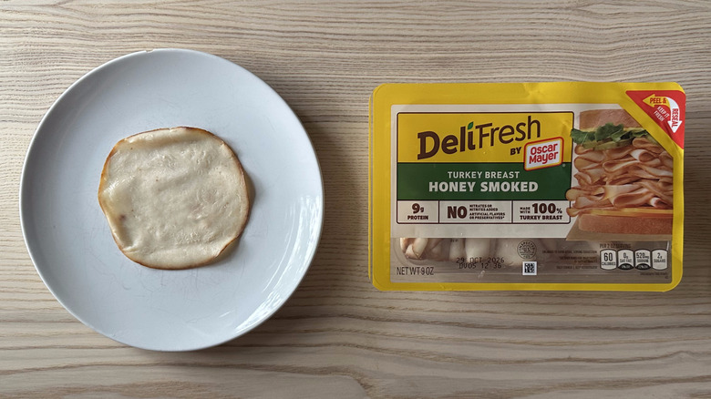 Deli Fresh Honey Smoked Turkey Breast on wooden table