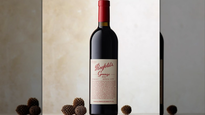 Bottle of 2017 Penfolds Grange