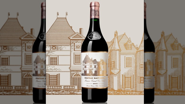 Bottle of 2021 Château Haut-Brion wine