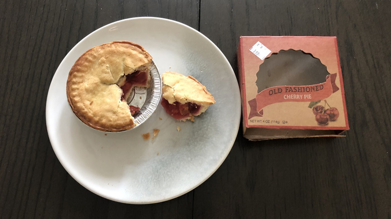 Table Talk old fashioned cherry pie on a plate.