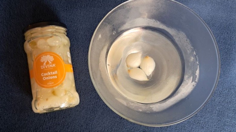 Jar of cocktail onions