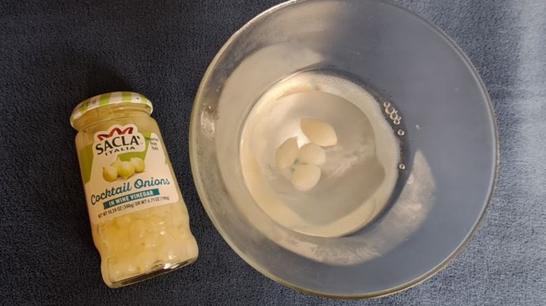 Jar of cocktail onions