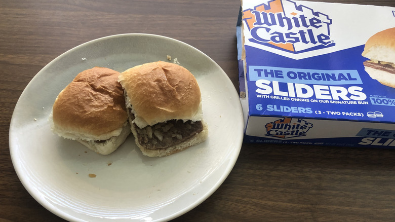 Original White Castle frozen sliders.
