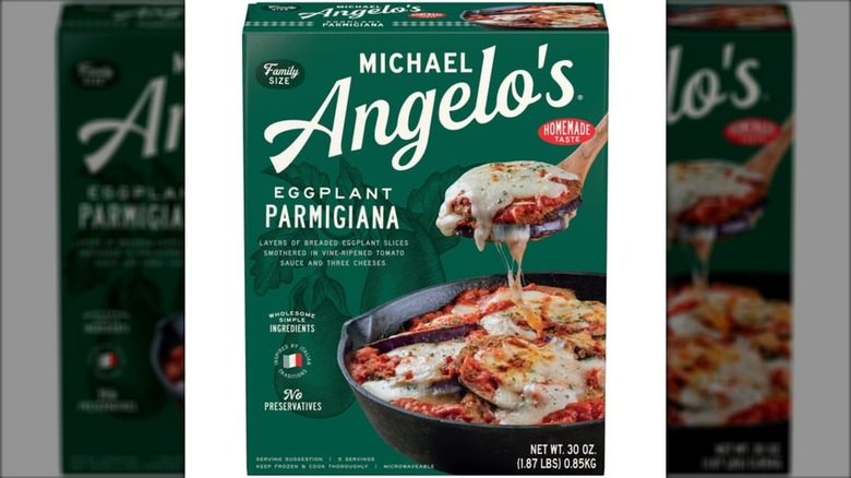 Package of Michael Angelo's Eggplant Parmigiana