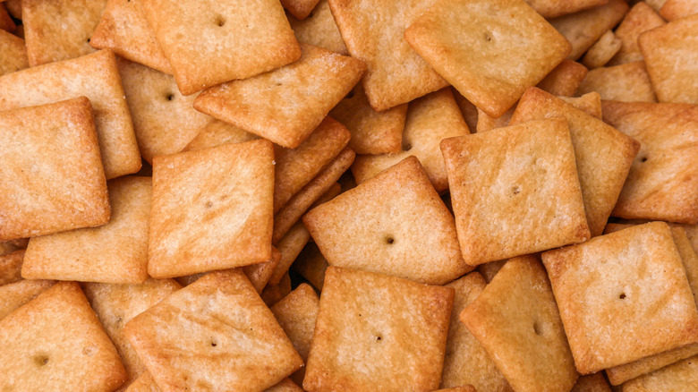 A pile of crackers