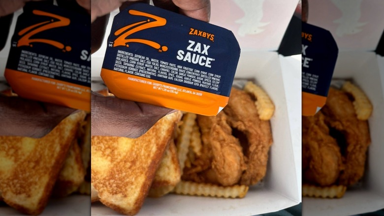 Chicken meal with Zax sauce from Zaxby's